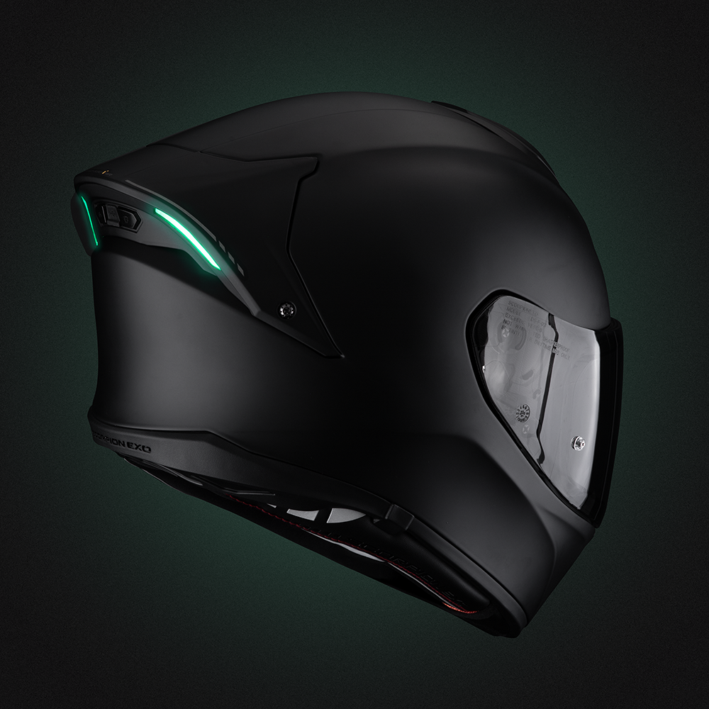 SCORPION EXO - 530i Air motocikla ķivere/pumpējama (ar gaismām aizmugurē)